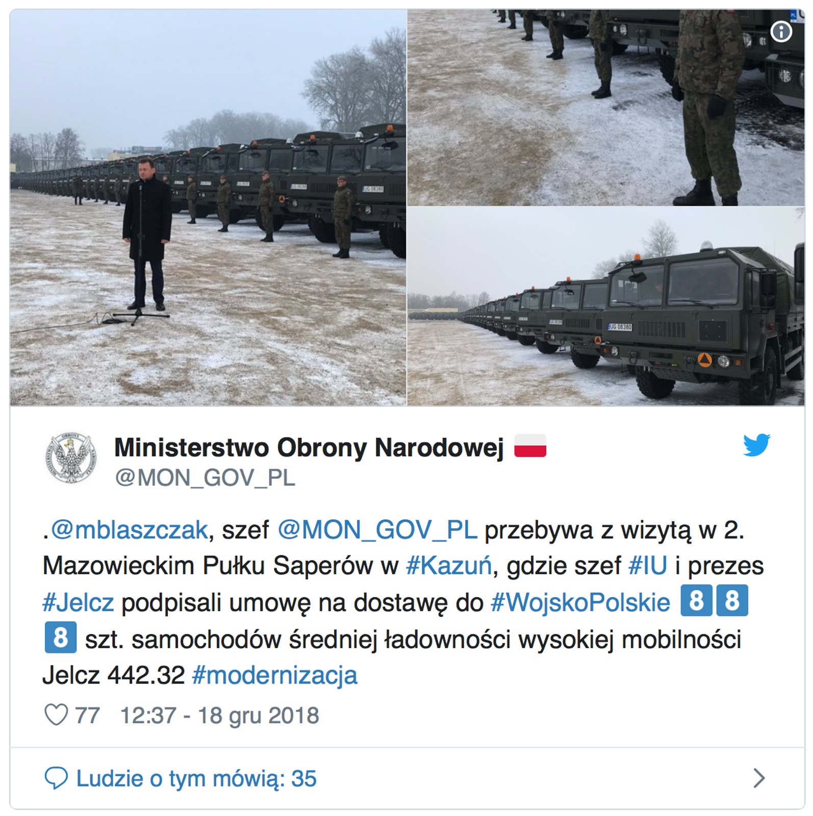 Jelcze dla wojska