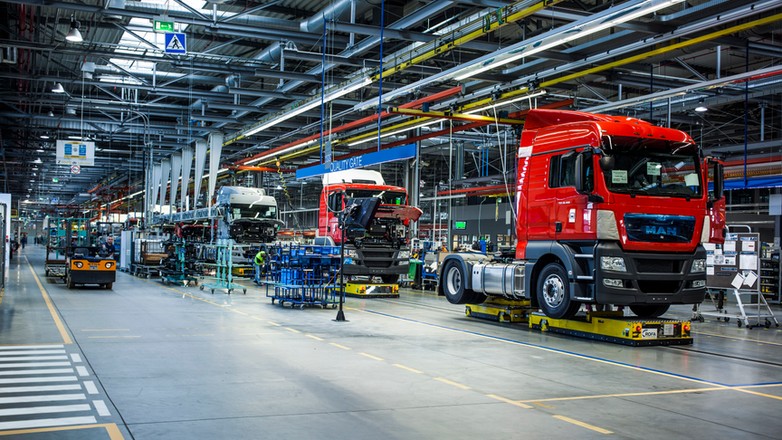 Produkcja MAN-a w Krakowie