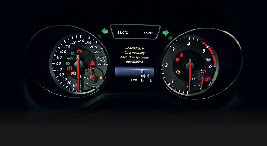 Kontrolki w samochodzie