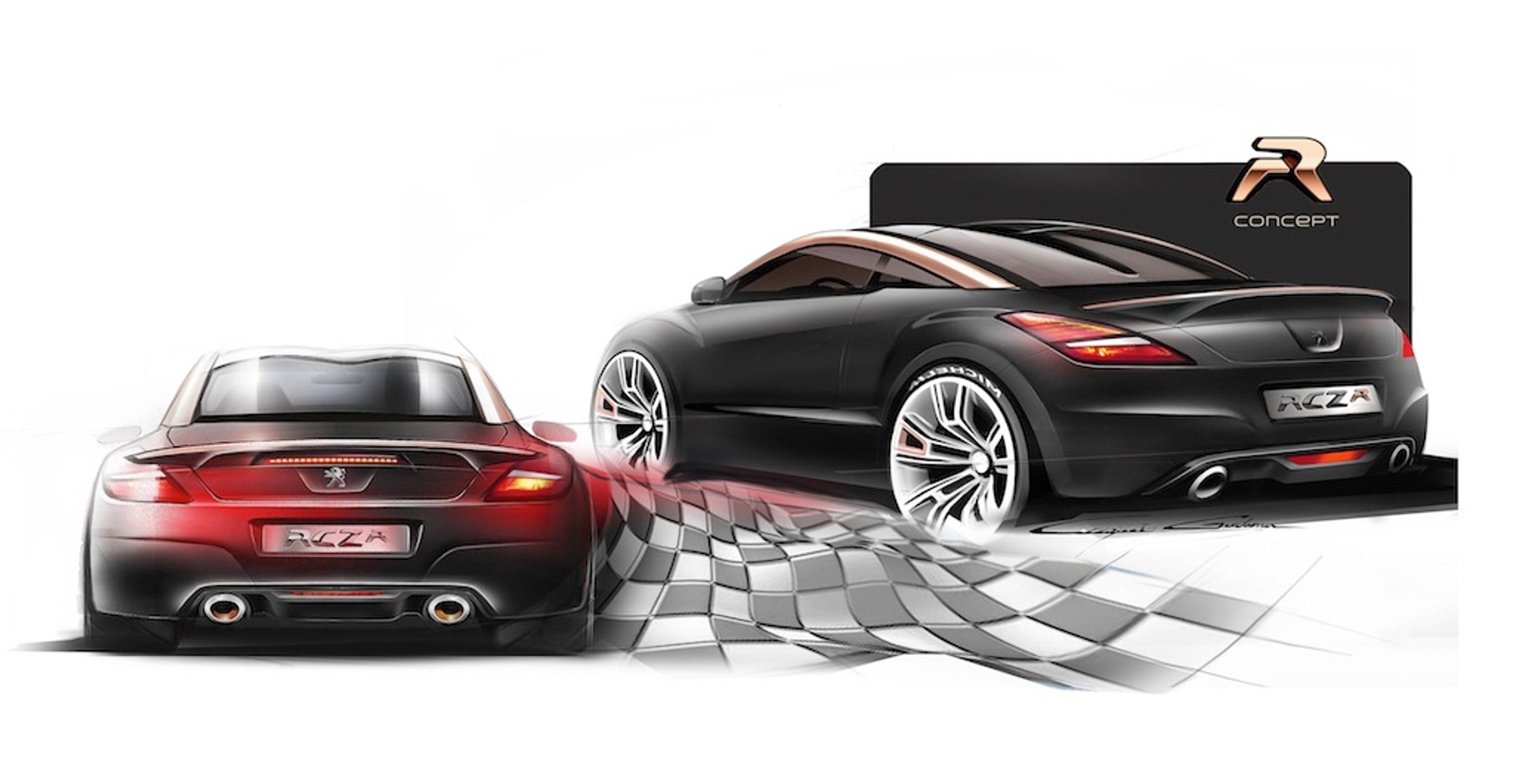 Peugeot RCZ R w Goodwood