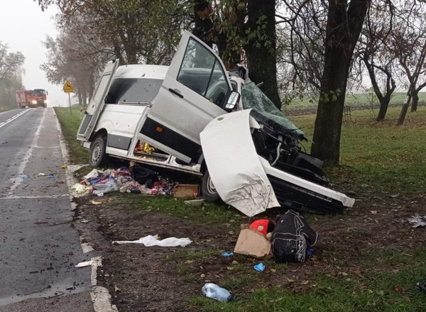 Tragiczny wypadek busa w Lubelskim. Zginęło dziecko i dwie kobiety