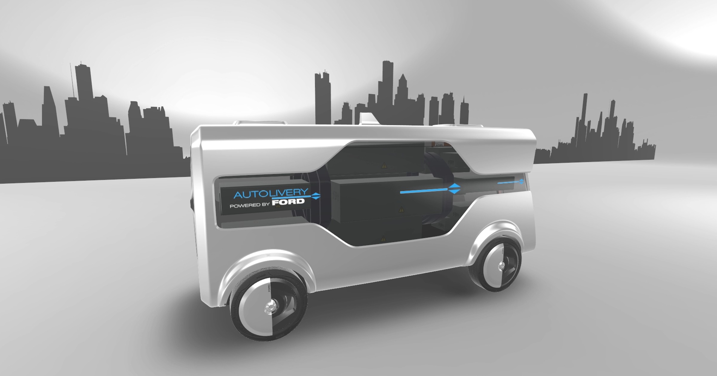 Ford Autolivery czyli wizja autonomicznych vanów z dronami