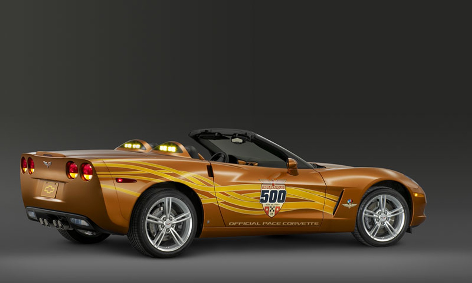 Chevrolet Corvette w roli Pace Car podczas wyścigu w Indianapolis