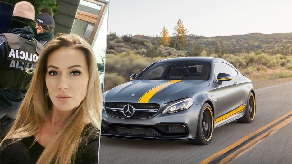 Sylwia Peretti miała ciekawe auta. Przykładem jest Mercedes C 63 S AMG