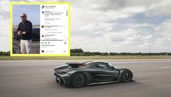 Koenigsegg Jesko z kolejnym rekordem