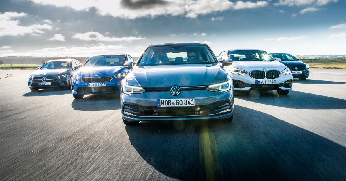 Porównanie: VW Golf VIII kontra BMW serii 1, Kia Ceed, Mercedes klasy A i Opel Astra
