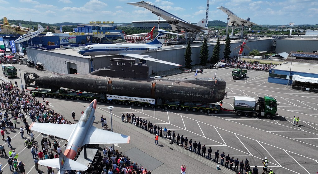 U-Boot dotarł do Muzeum Techniki w Sinsheim