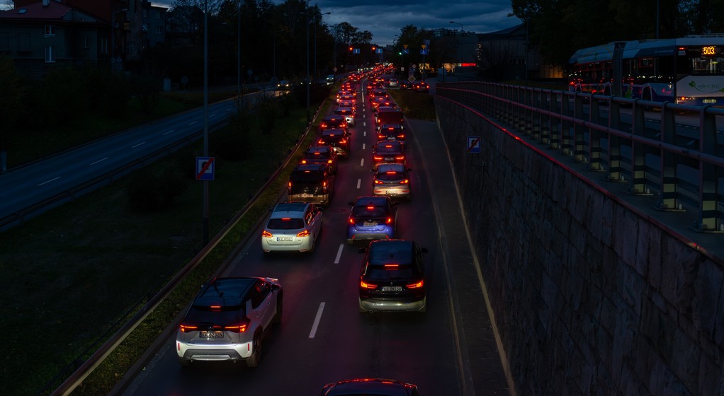 Ruch drogowy w Krakowie