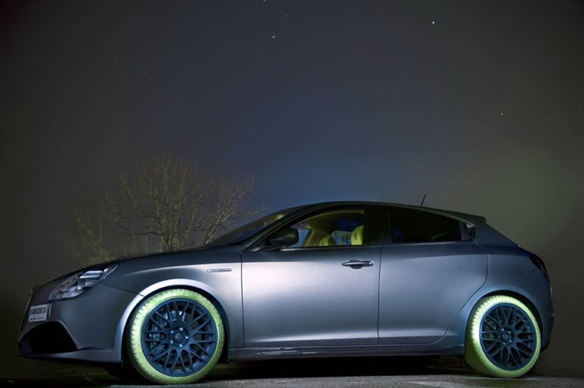 Alfa Romeo Giulietta naprawdę ma zielone opony