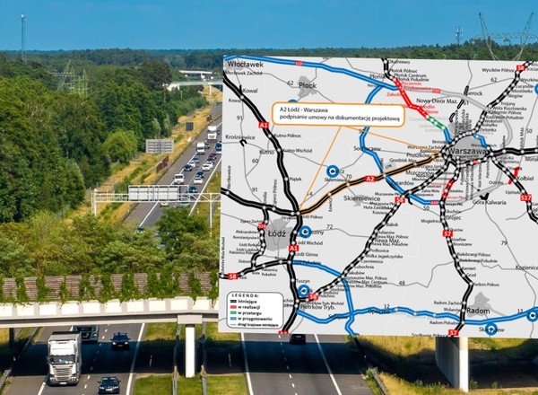 Jedna z najważniejszych polskich autostrad zostanie poszerzona. Jest już pierwsza umowa [MAPA]