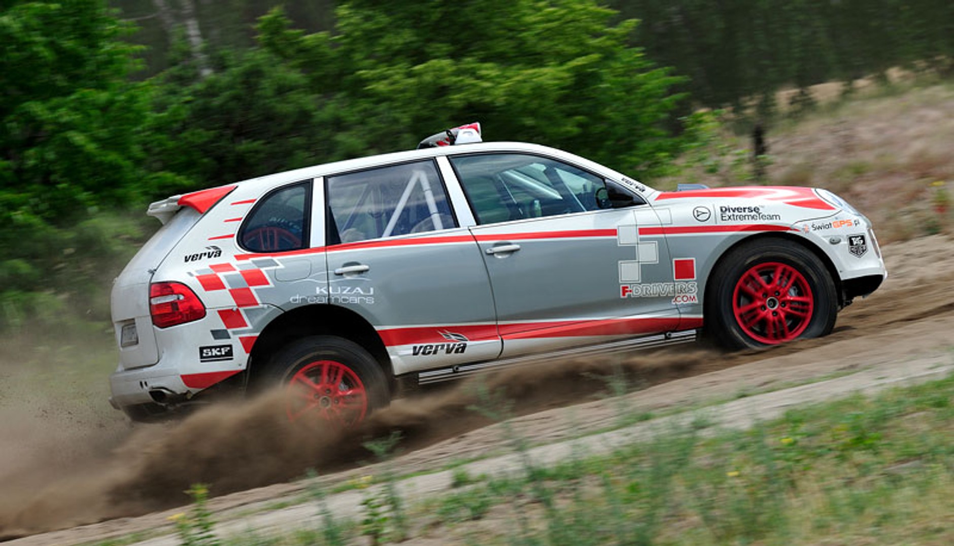 Porsche Cayenne STT Racing: Komornicki i Marton - testy nowego samochodu (fotogaleria)