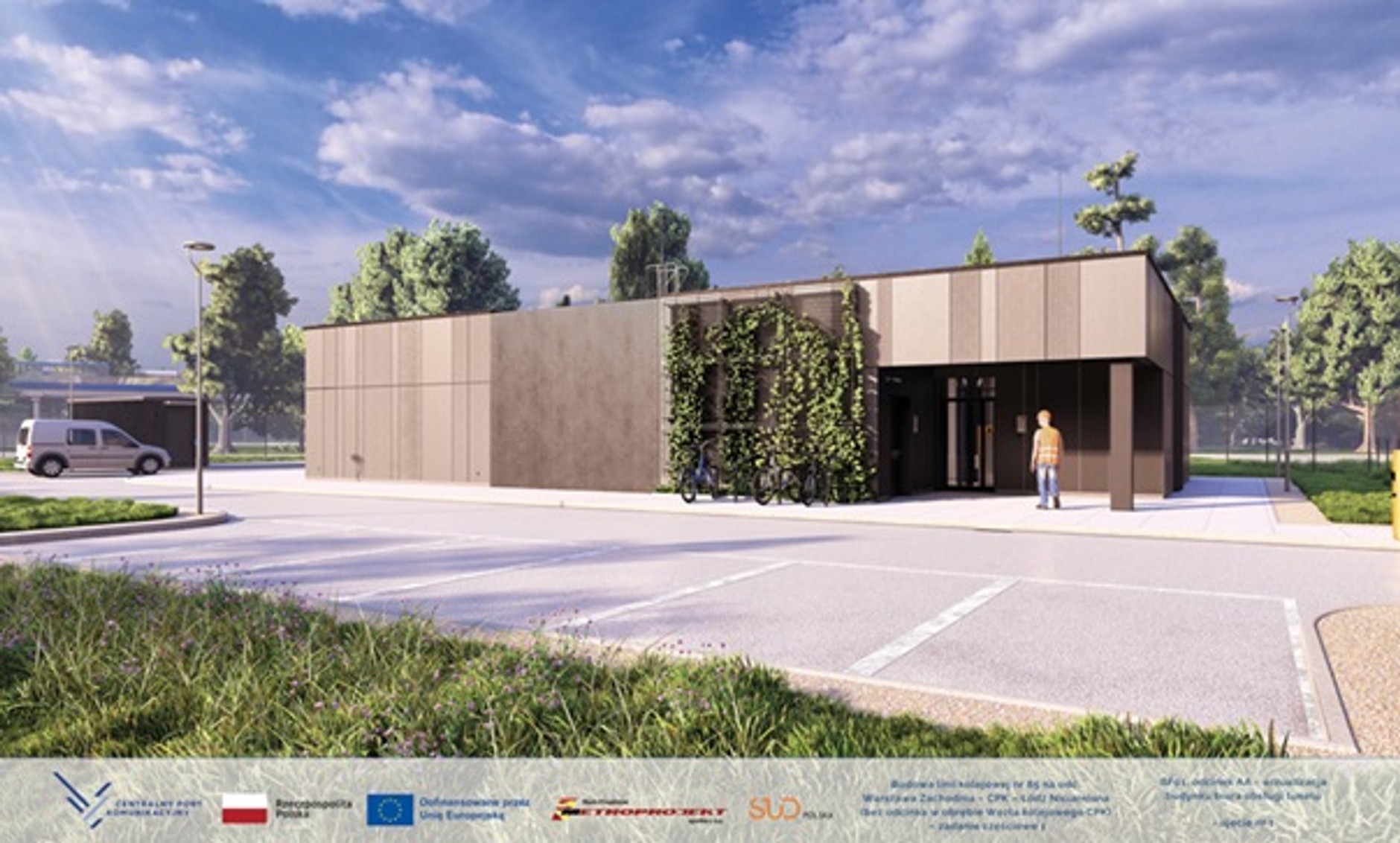 Wizualizacja linii kolejowej Warszawa – Łódź