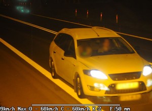 Prawie 50-procentowy spadek naruszeń limitów prędkości