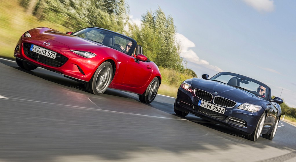 Mazda MX-5 kontra BMW Z4