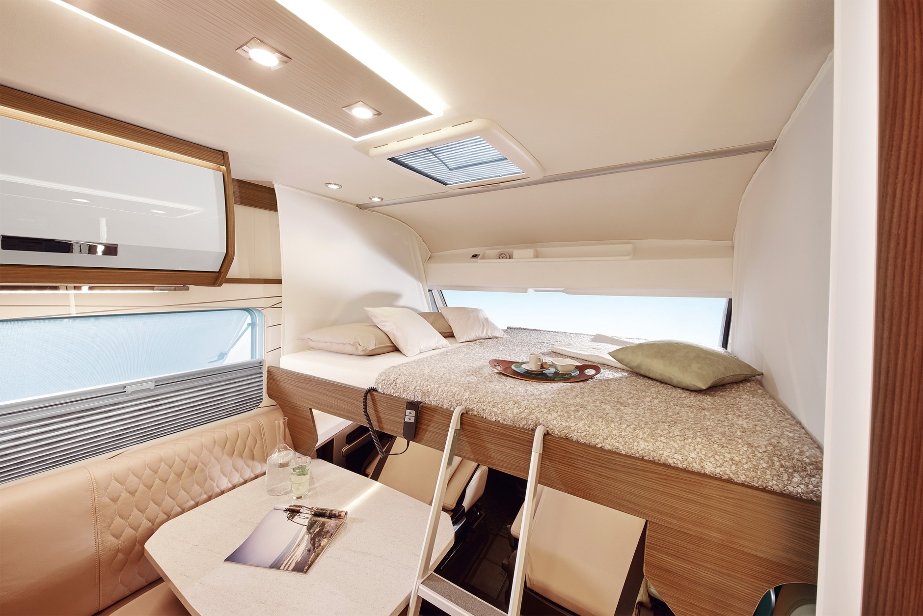 Burstner Elegance sypialnia