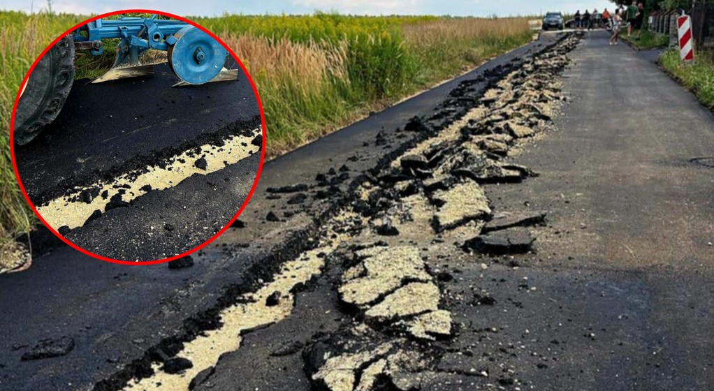 Rolnik celowo zniszczył 200 metrów nowej drogi. Twierdzi, że to jego działka