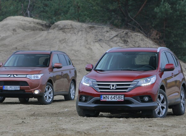 Mitsubishi Outlander kontra Honda CR-V: SUV-y bez zbędnych fajerwerków