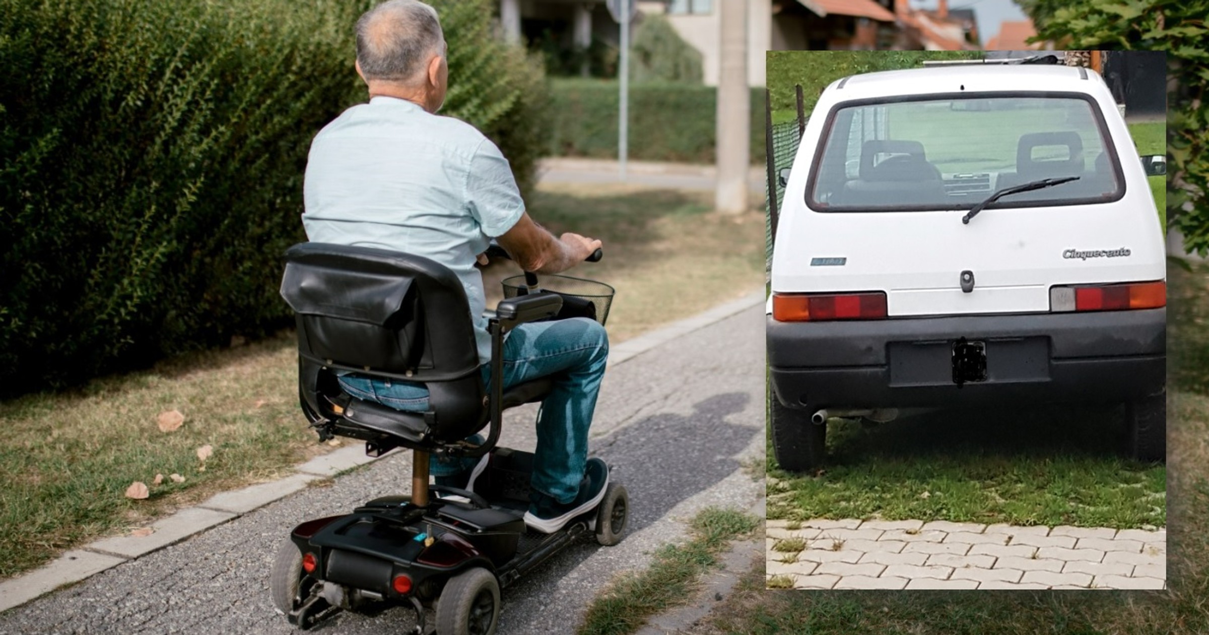 Fiat Cinquecento jako wózek inwalidzki? Tak twierdził emeryt
