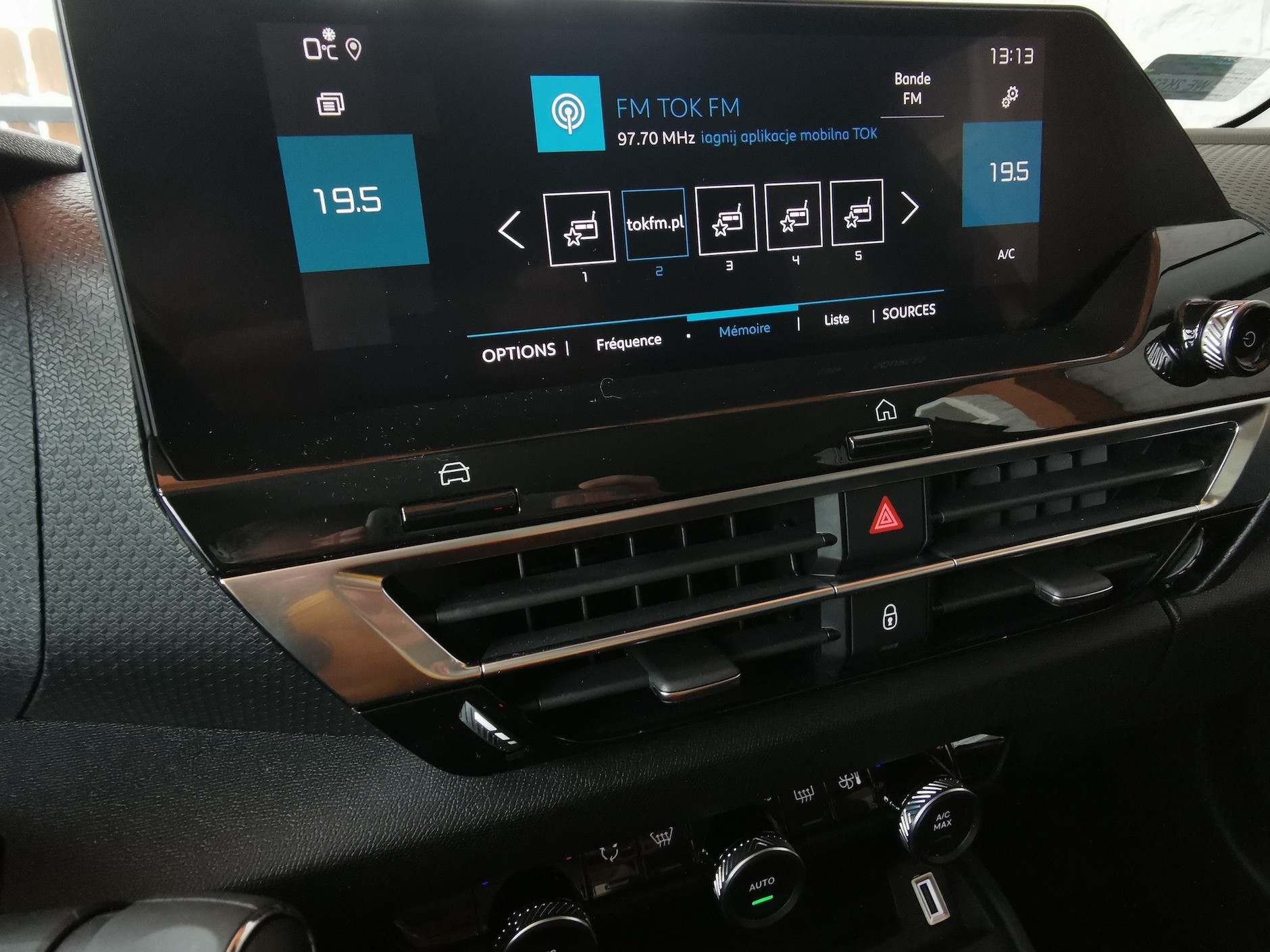 Citroen C4 1.2/130 KM EAT8: wyświetlasz dotykowy – interfejs użytkownika