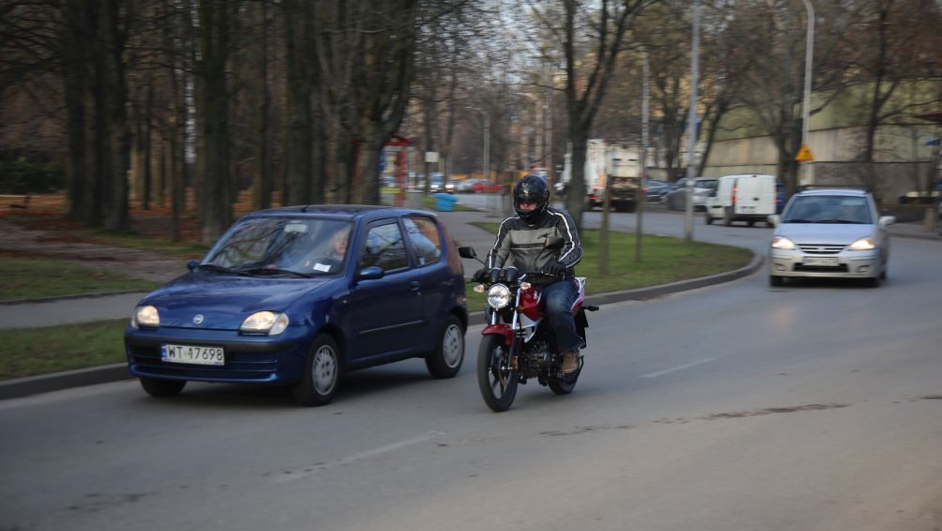 Kymco Pulsar S 125 w akcji