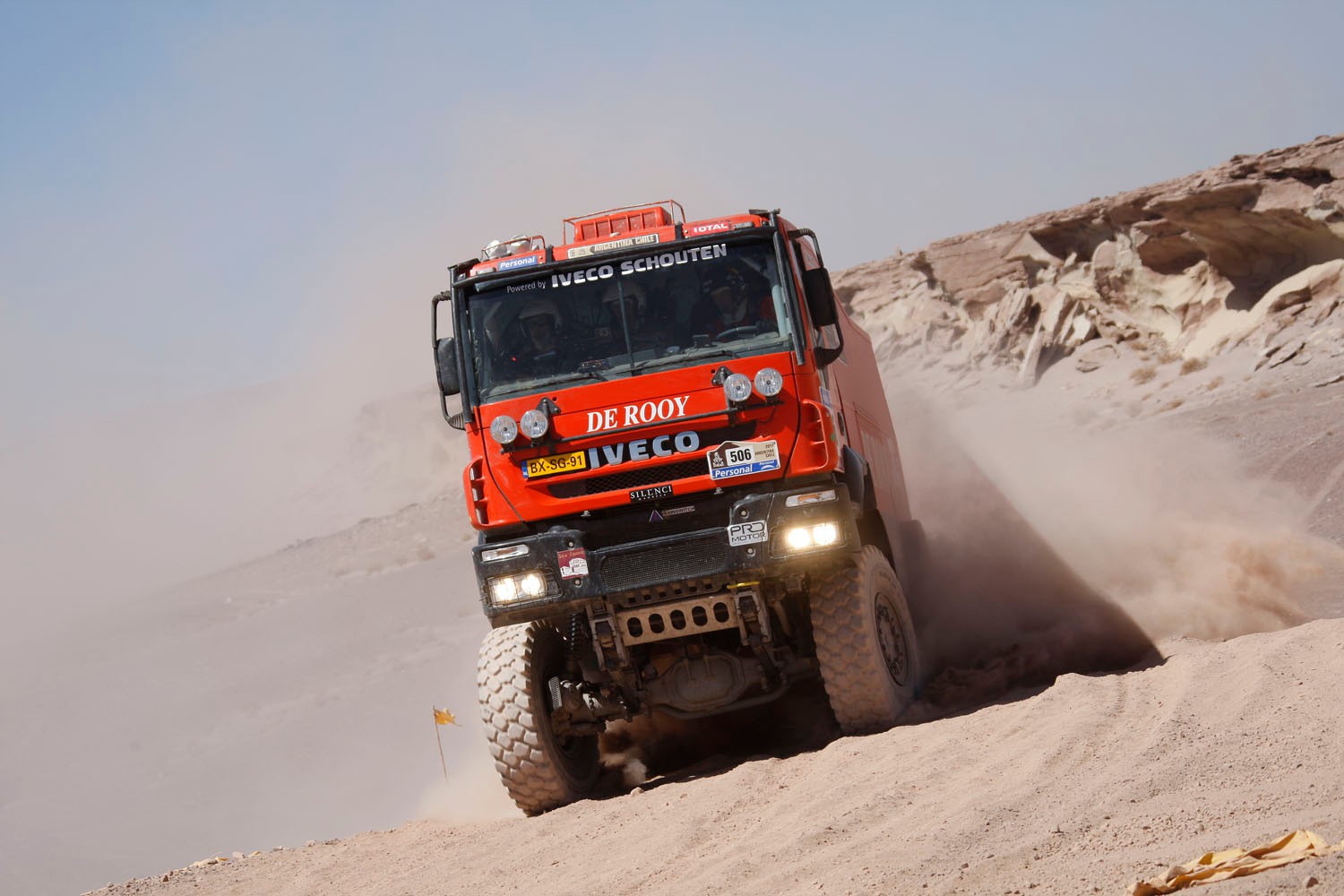Rajd Dakar 2011: Hołowczyc utrzymał pozycję, Czachor awansuje (4.etap, wyniki, fot. Willy Weyens)