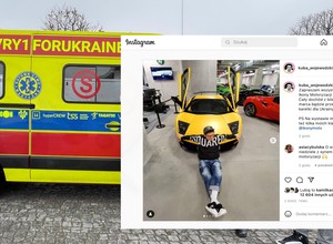 Kuba Wojewódzki znów o superautach. Tym razem charytatywnie dla Ukrainy