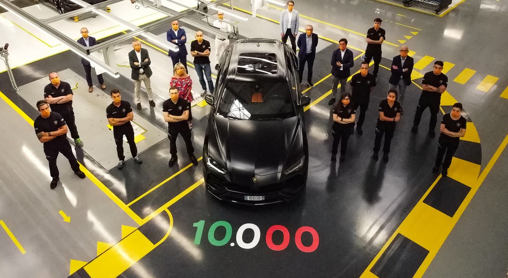 Lamborghini Urus – wyprodukowano 10-tysięczny egzemplarz
