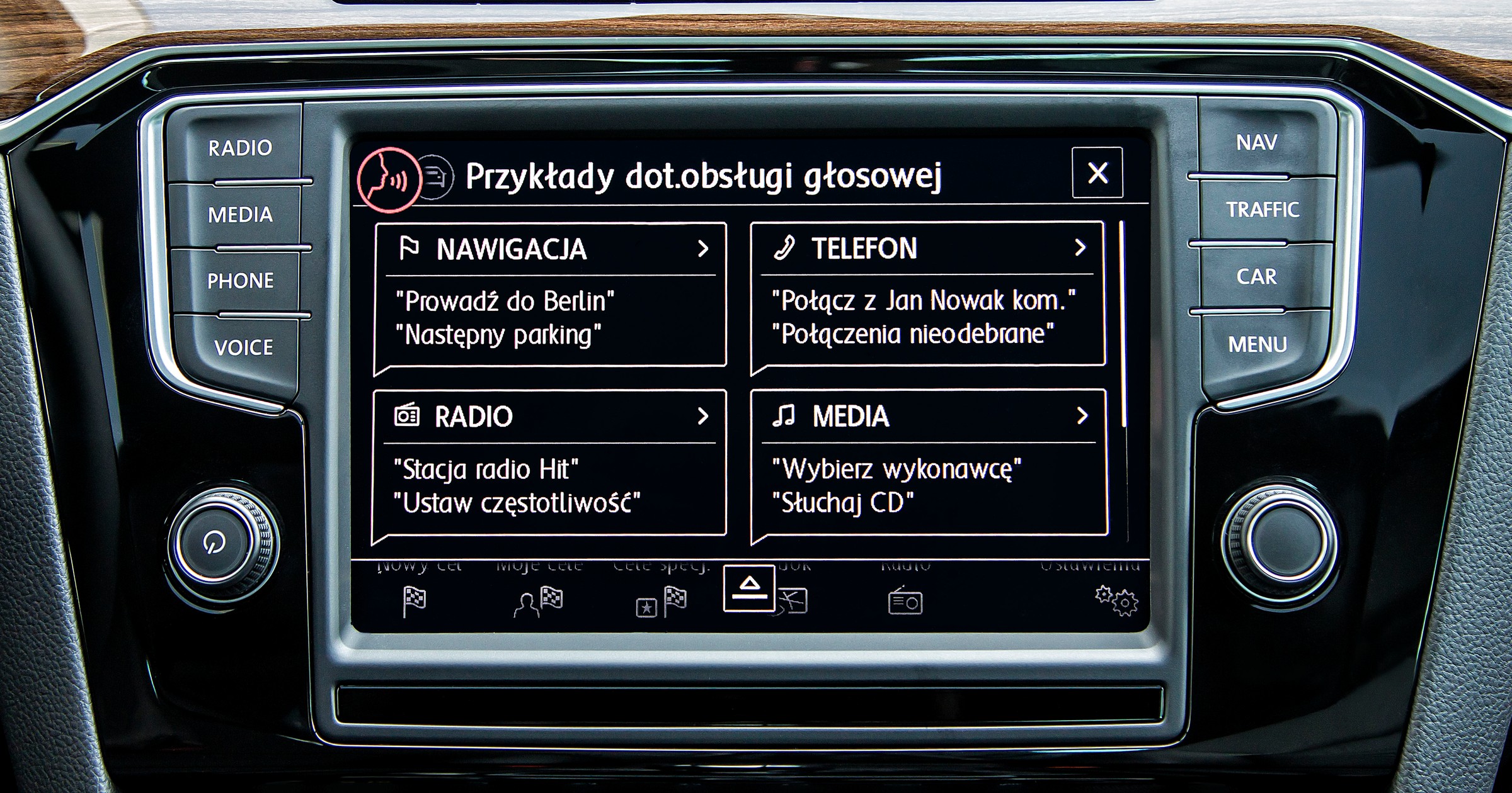 VW sterowanie głosowe