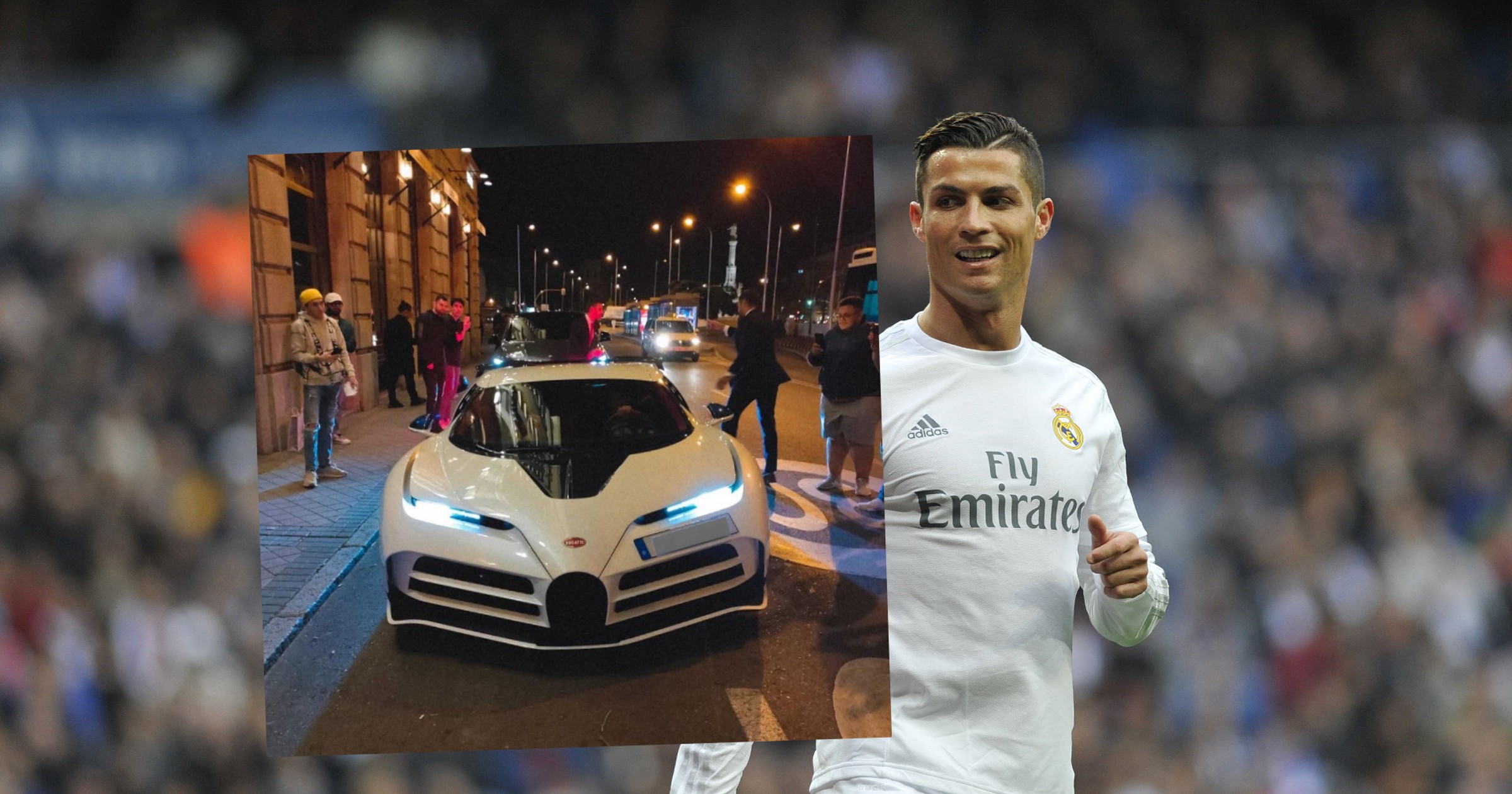 Cristiano Ronaldo w Bugatti wartym ponad 37 mln zł