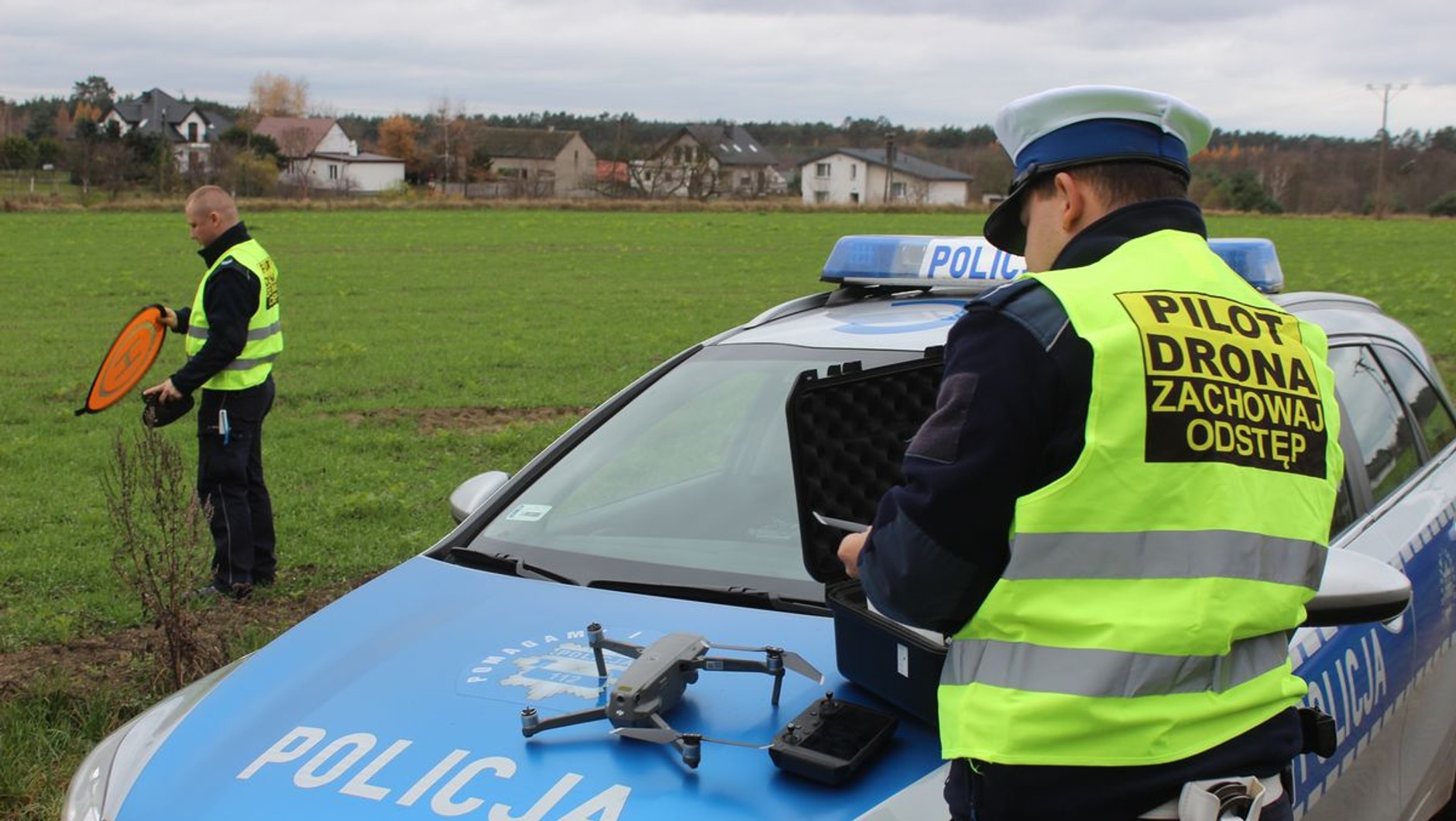 Policjanci z Lipna dysponują dronem od sierpnia br.