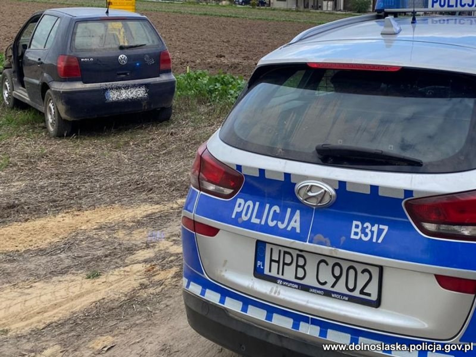 Pościg za pijanym kierującym gratem