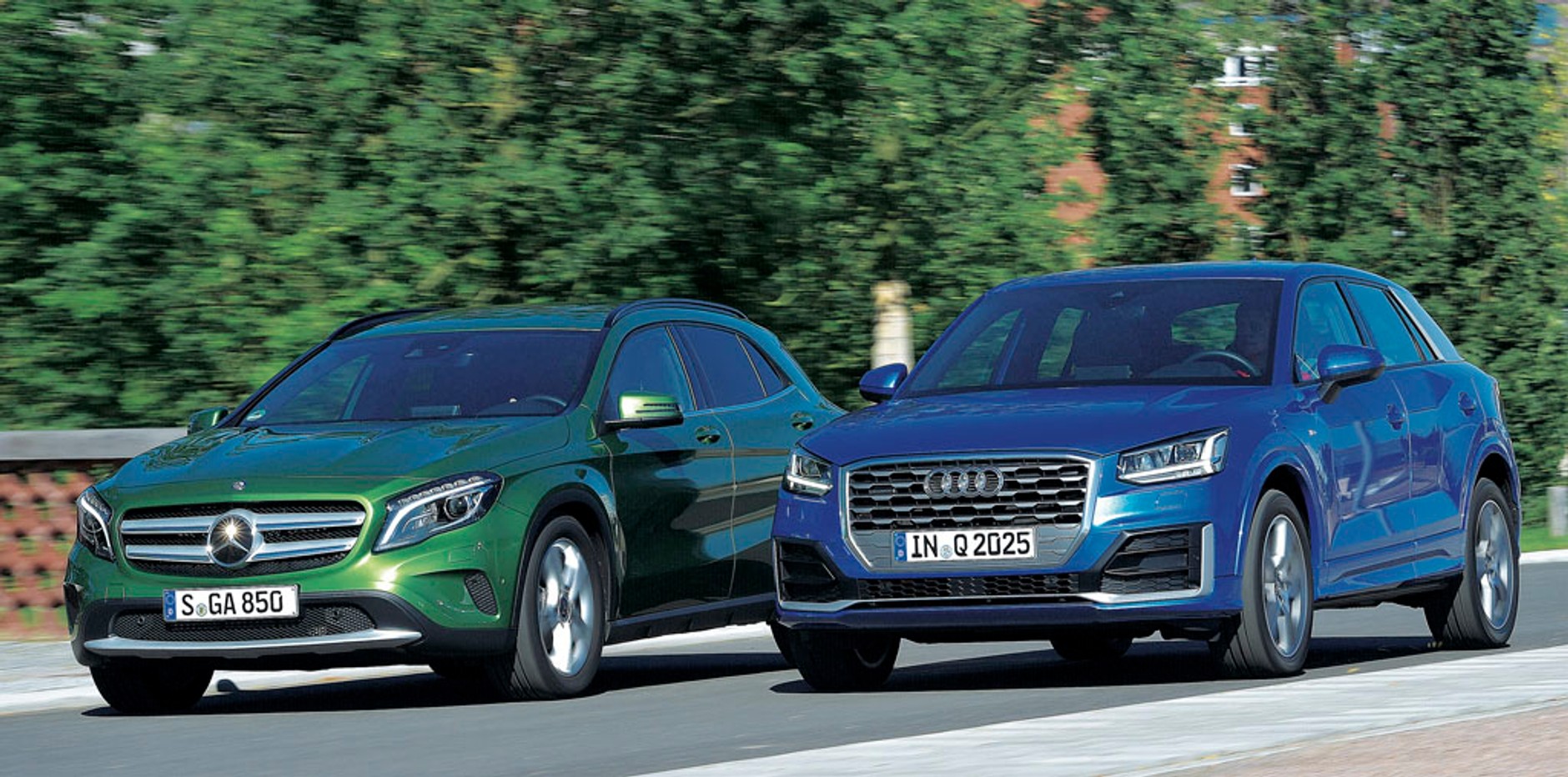 Audi Q2 kontra Mercedes GLA