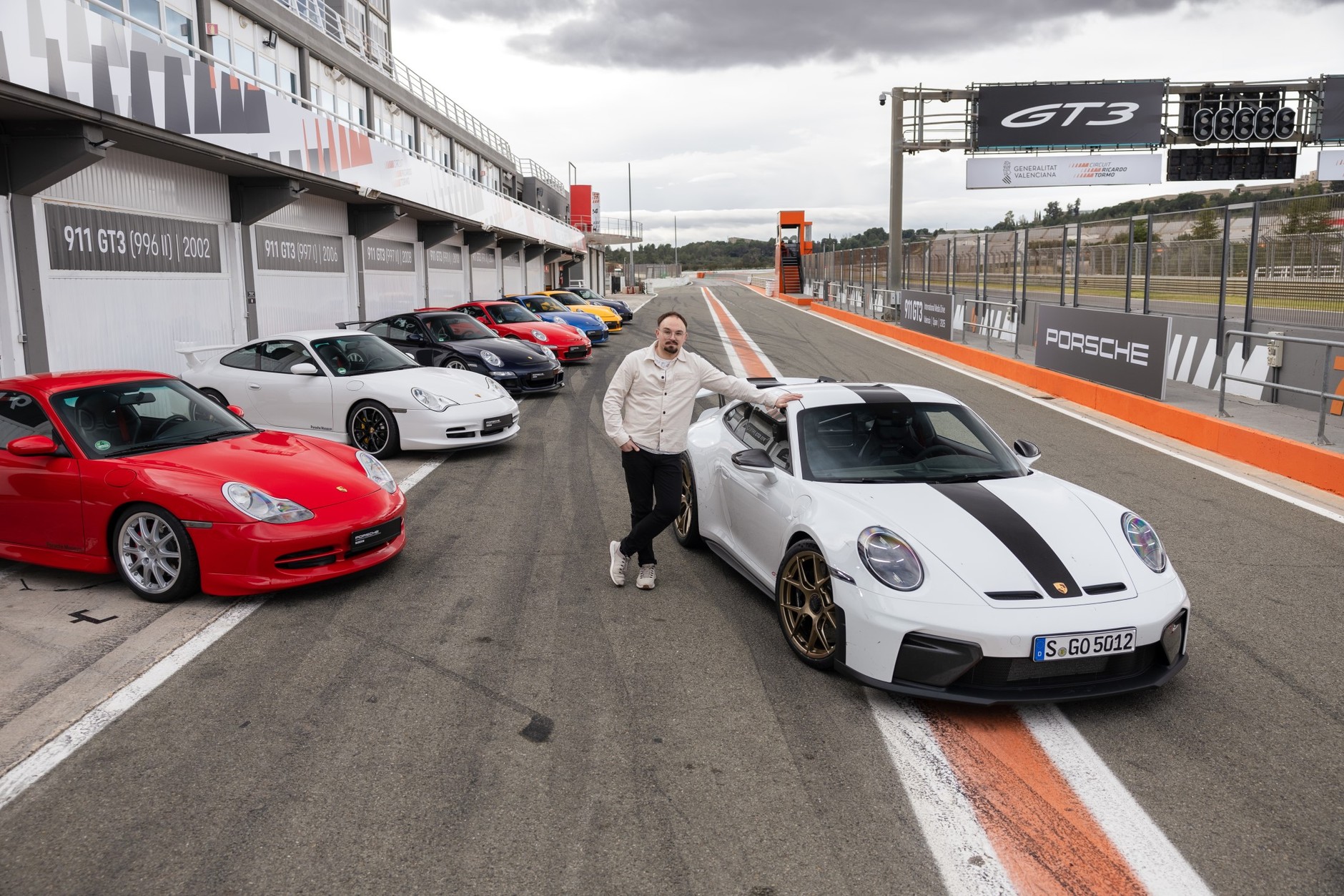 Nowe Porsche 911 GT3 992.2 na tle swoich poprzedników