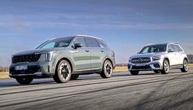 Dwa Wielkie SUVy z Dieslem: Kia Mercedes