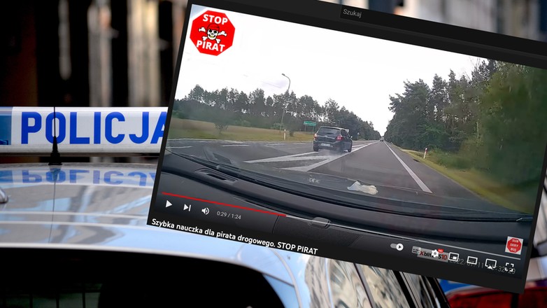 Policja natychmiast zatrzymała pirata drogowego
