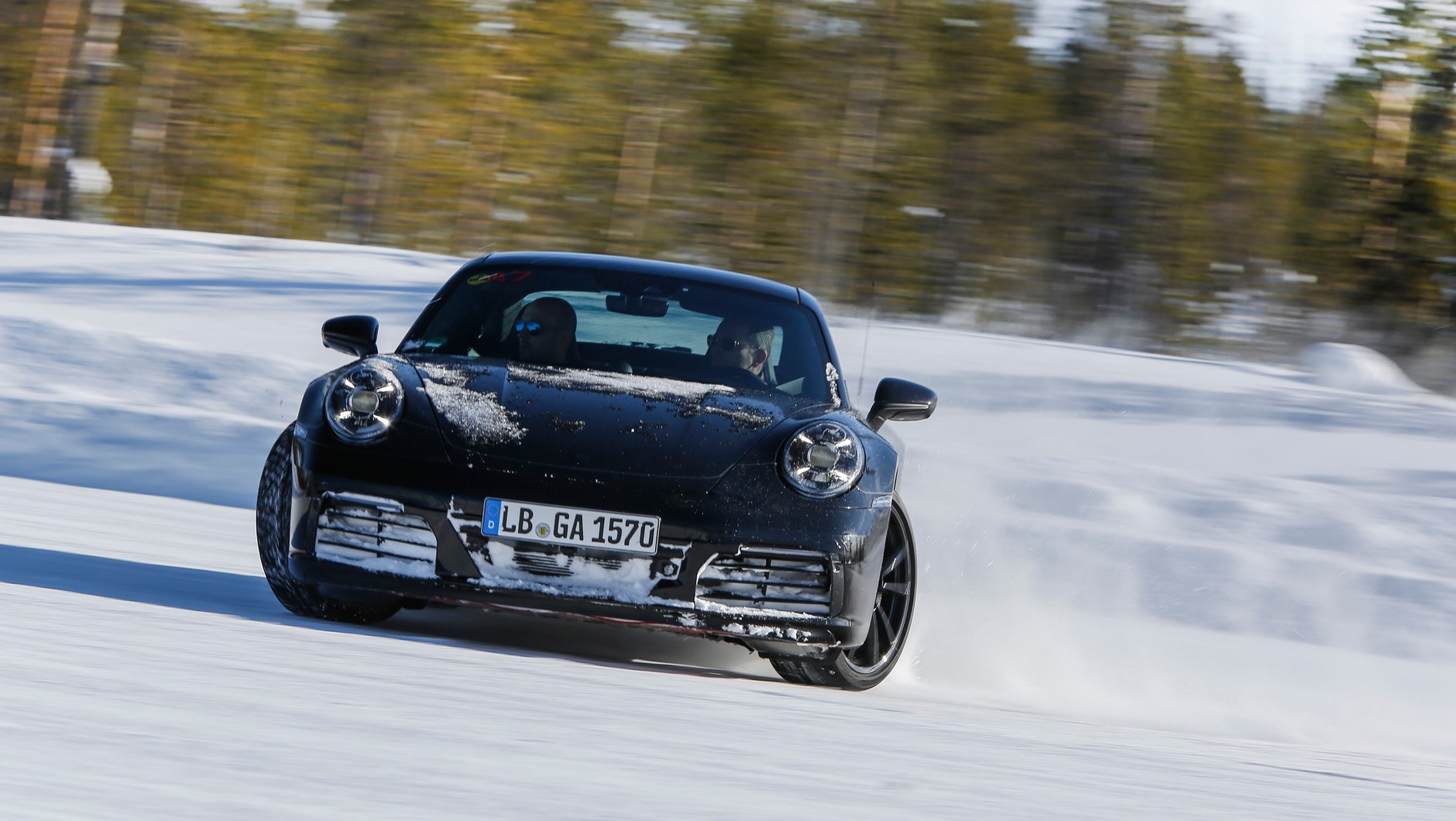 Nowe Porsche 911 podczas testów