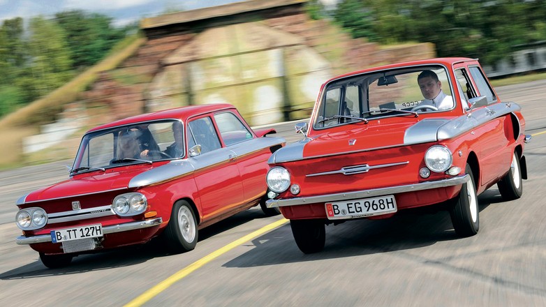 NSU TT kontra ZAZ 968 A Zaporożec - w tak róznym wieku, a tak podobne