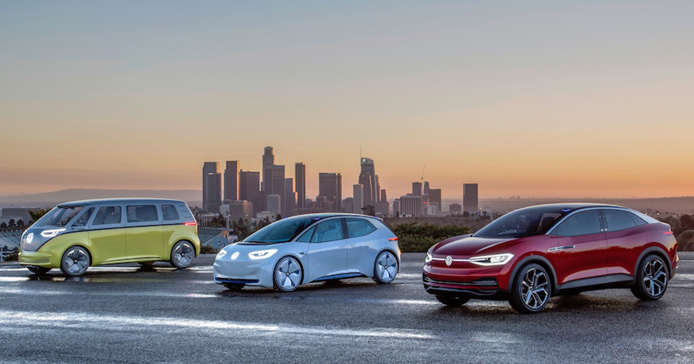 Elektryczne koncepty VW w Los Angeles