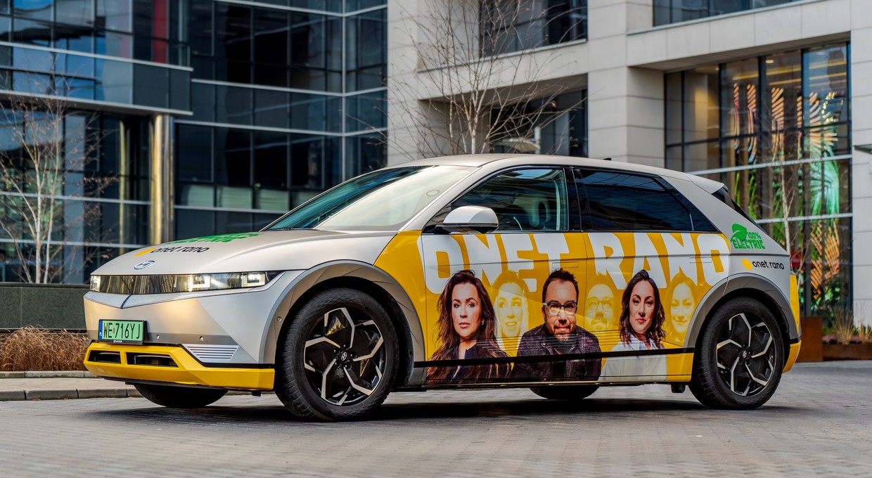 Onet Rano zmienia "studio". Teraz będzie nim elektryczny Hyundai Ioniq 5