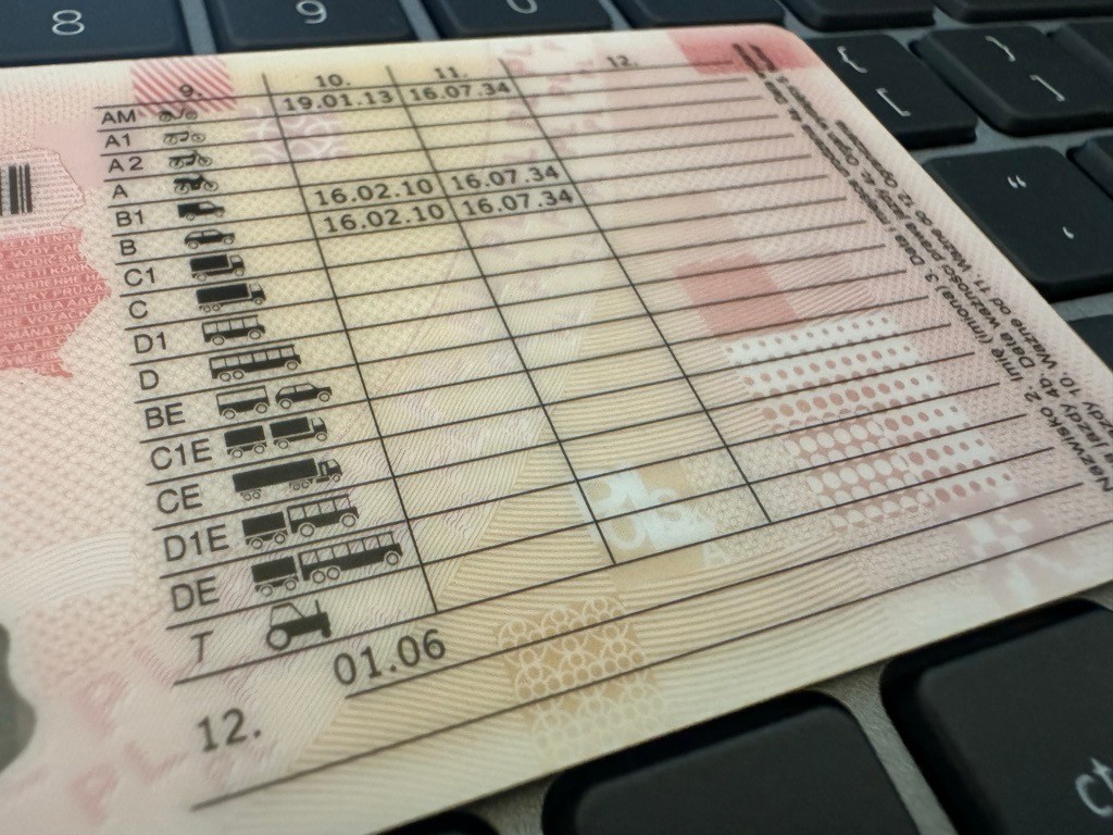 Prawo jazdy dokument