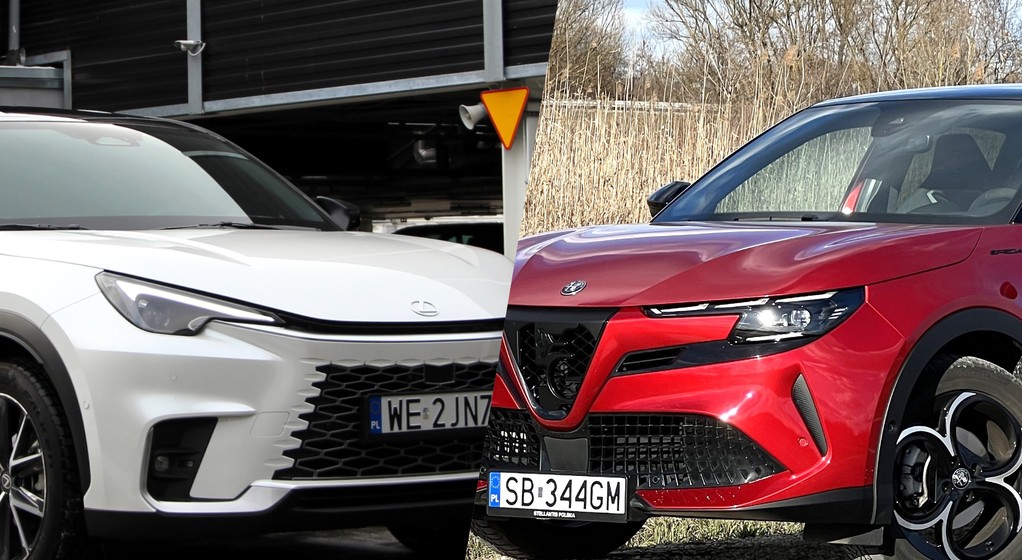 Lexus LBX i Alfa Romeo Junior (od lewej)
