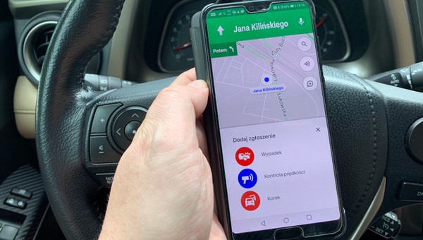 Google Maps z funkcją ostrzegania
