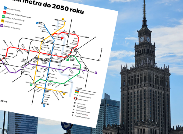 To linia M4 będzie rekordowa. Warszawa chce kolejnych linii metra