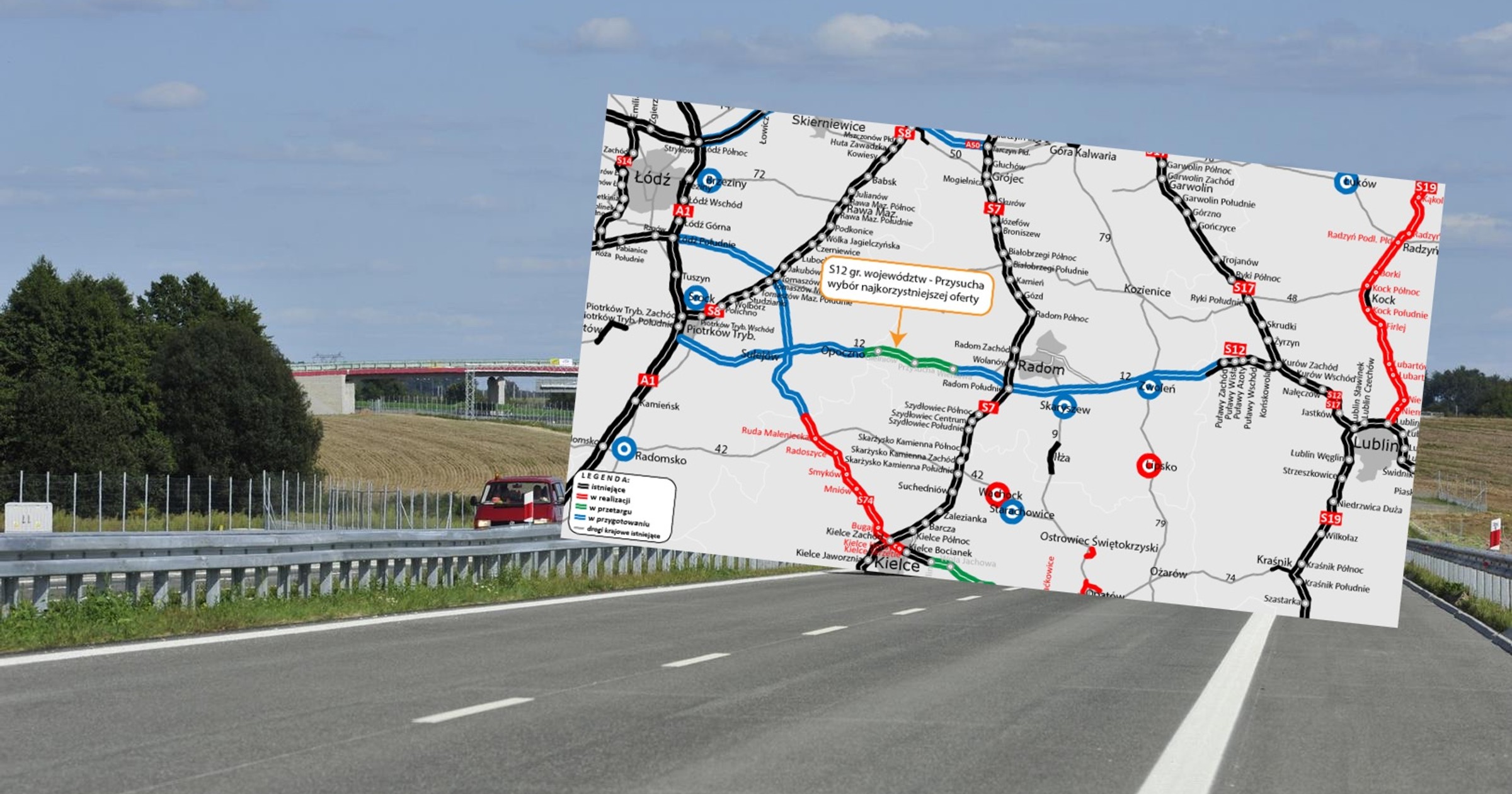 GDDKiA wyłoniła firmę, która wybuduje kolejny fragment drogi ekspresowej S12