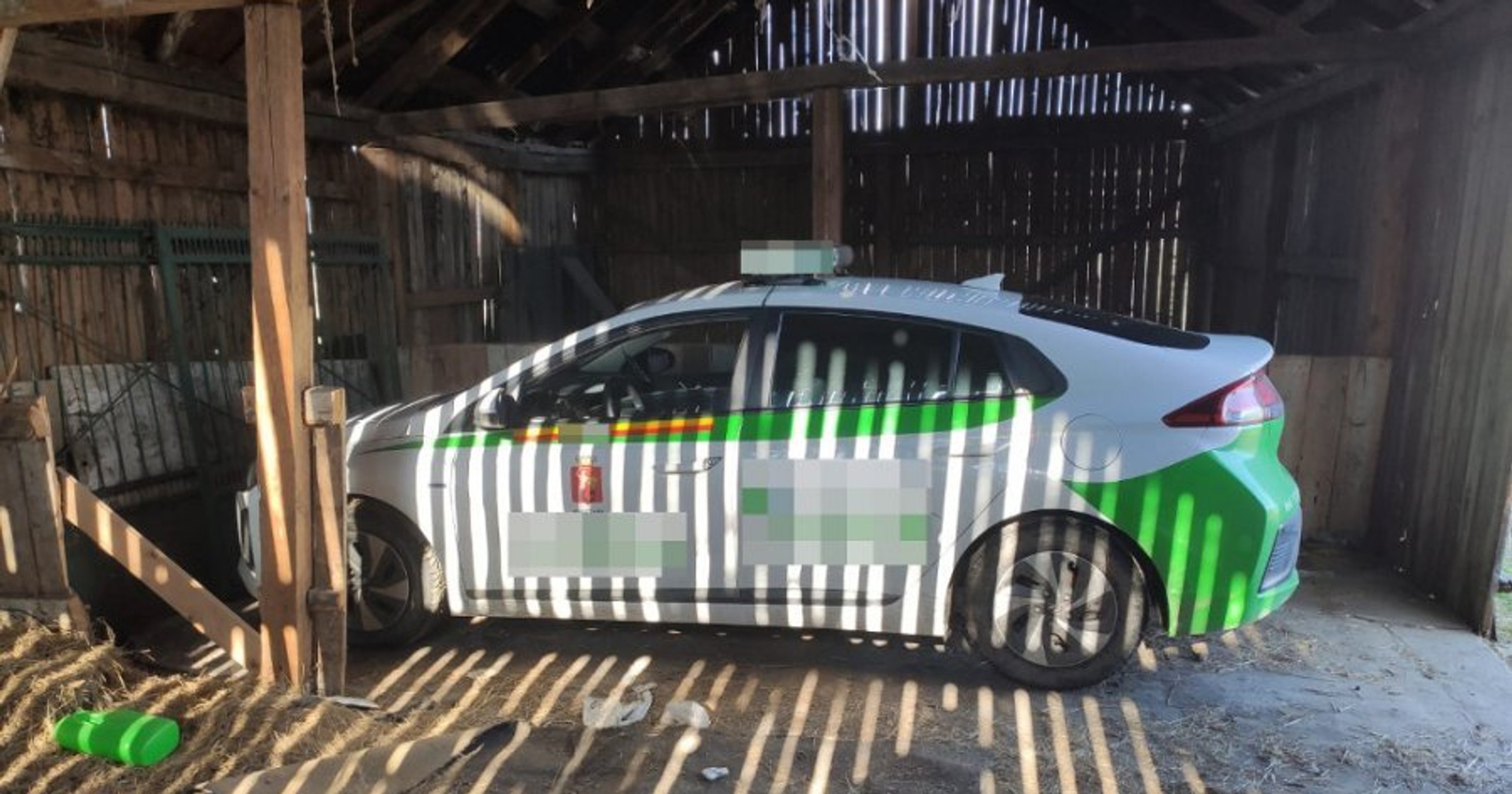 Hyundai skradziony w Kobyłce