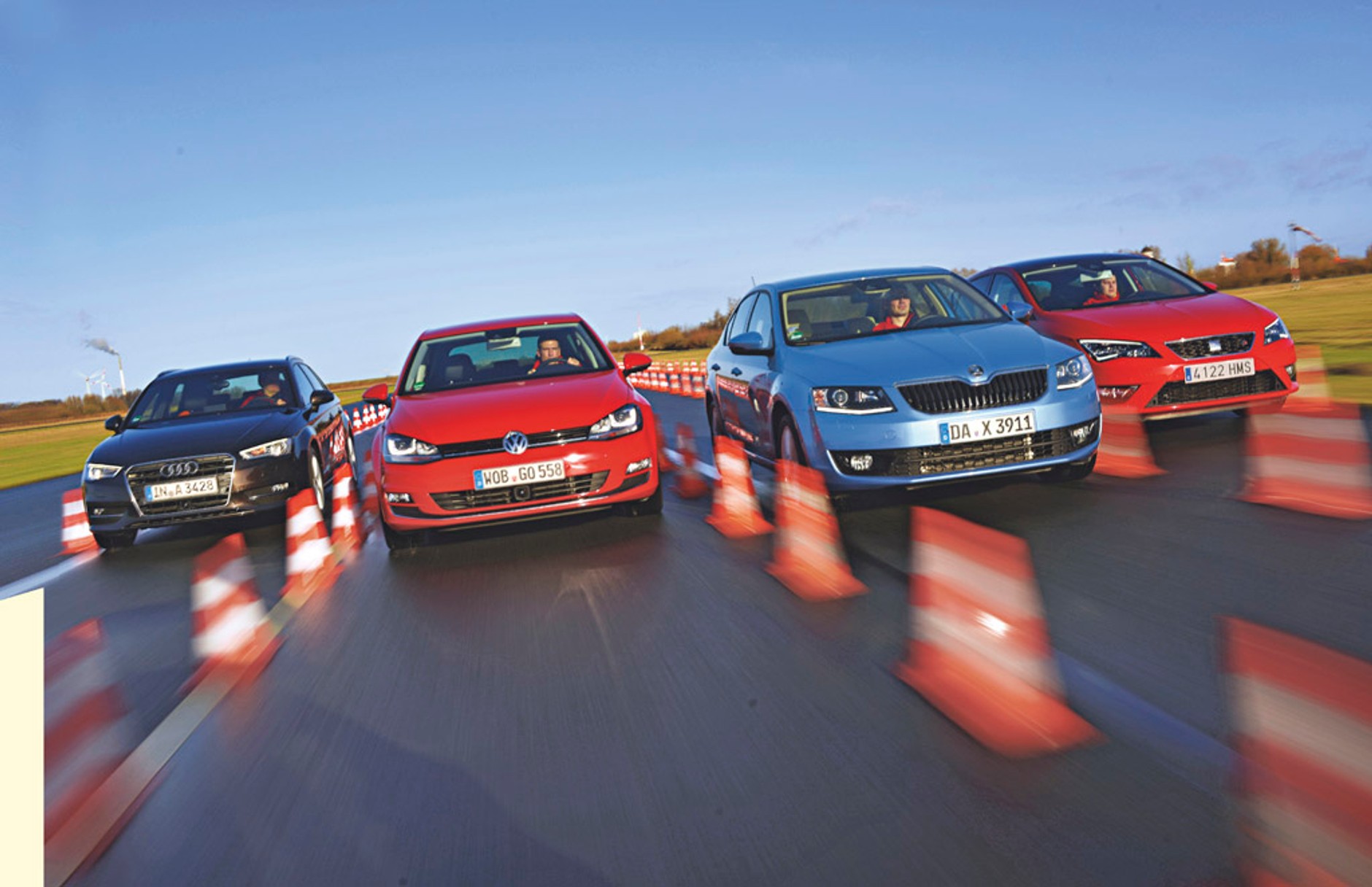 Audi A3 kontra Volkswagen Golf, Skoda Octavia i Seat Leon: rodzinny pojedynek