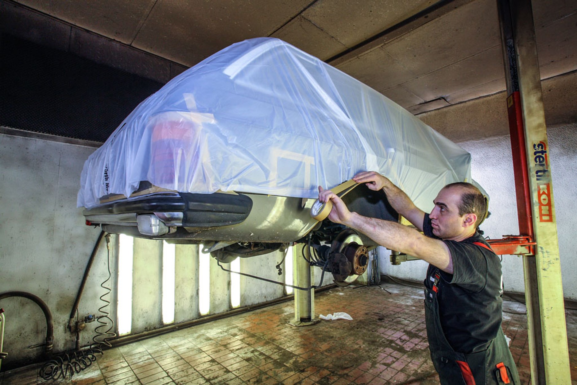 Zabezpieczanie nadwozia tłuszczem na gorąco