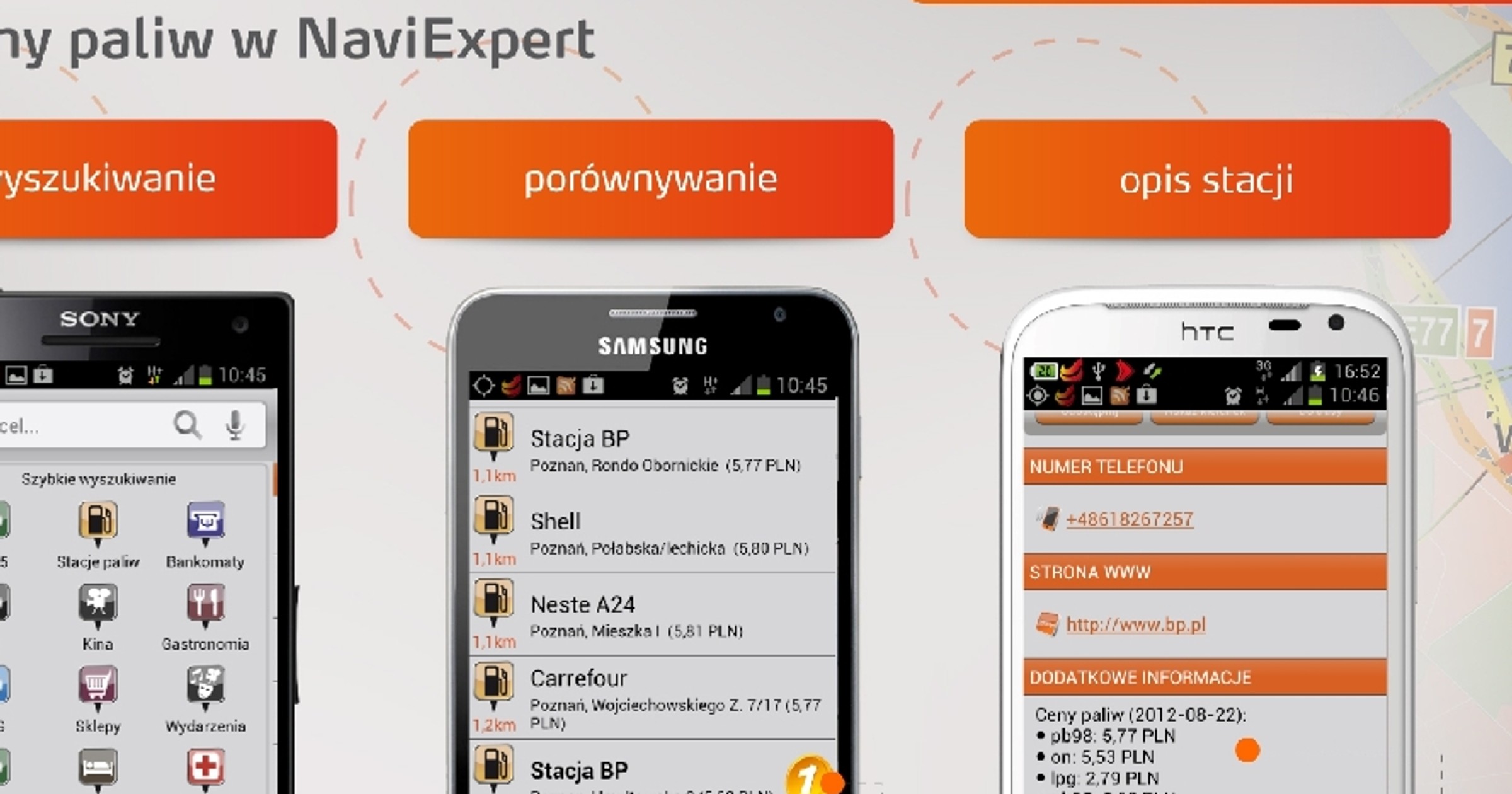 NaviExpert: wyszukiwanie cen paliw