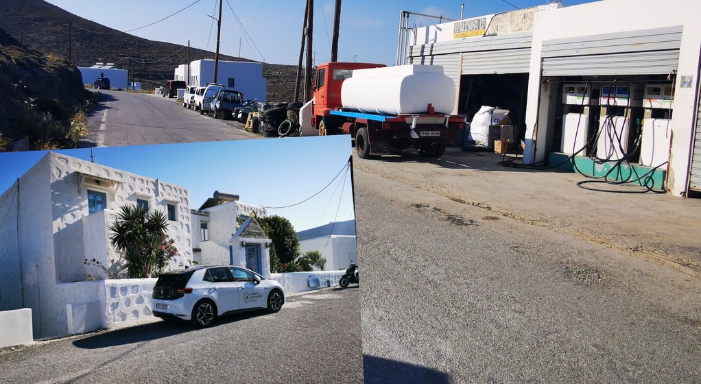 Na Astypalei funkcjonują dziś dwa motoryzacyjne porządki- stary i nowy