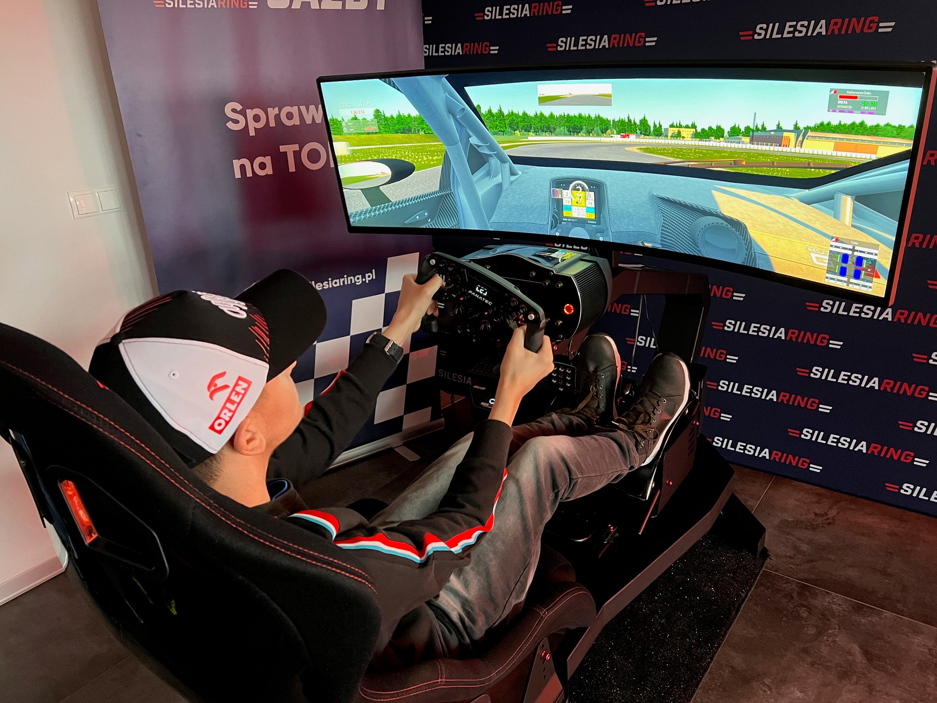 Co-driving z Robertem Kubicą na torze Silesia